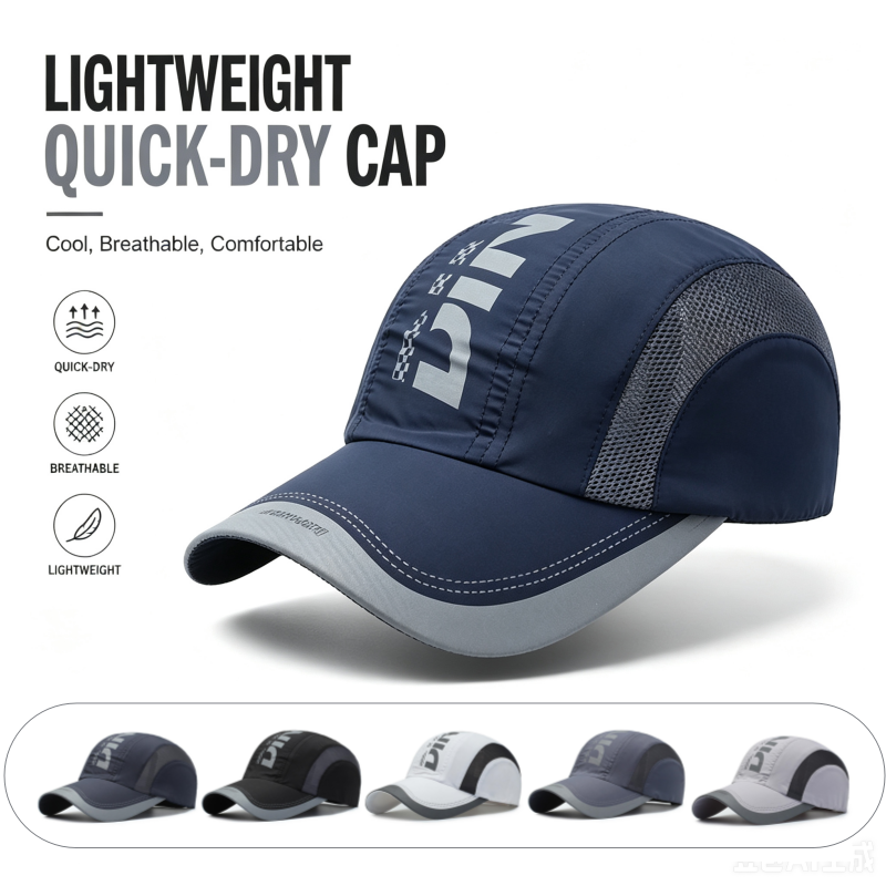 Running Cap Mesh - Gorra Deportiva de Secado Rápido para