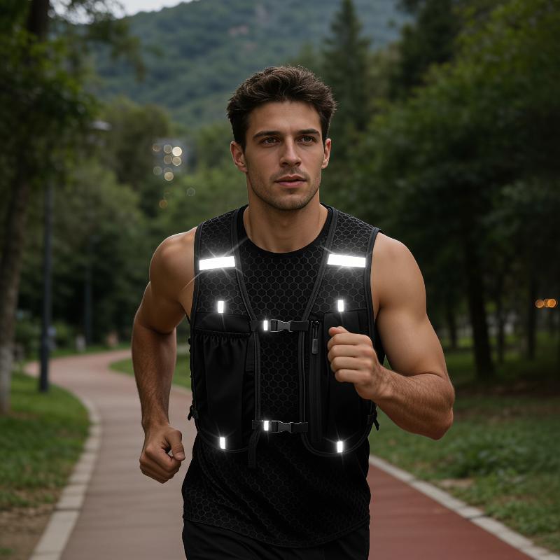 Running Gear Marathon - Nuevo Chaleco de Running Unisex, Ligero,