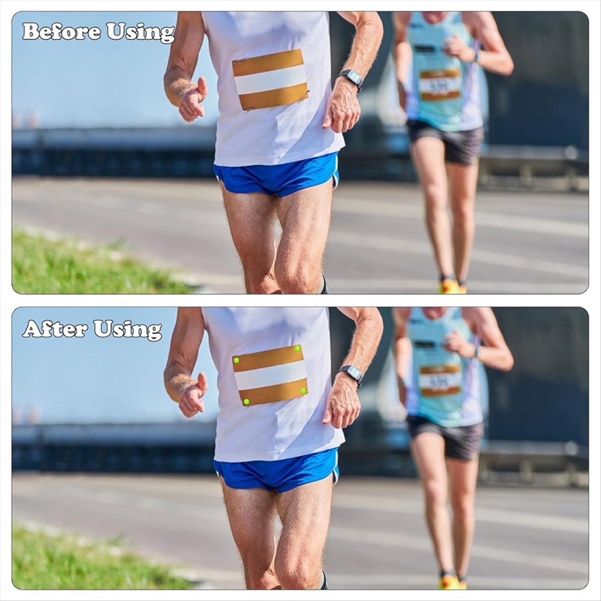 Running Gear Marathon - ABJX 12 unidades de clips para