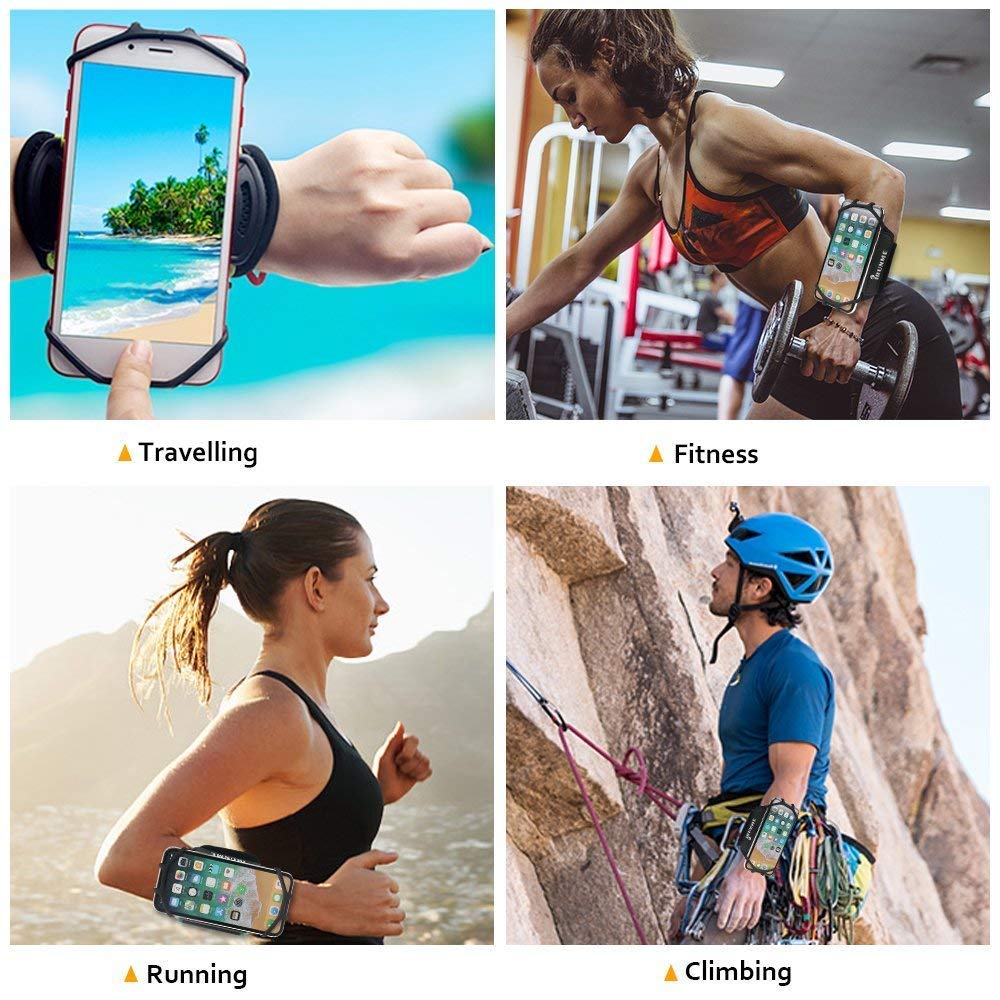 Soporte de pulsera para teléfo - Running Gear Phone reseña y precio