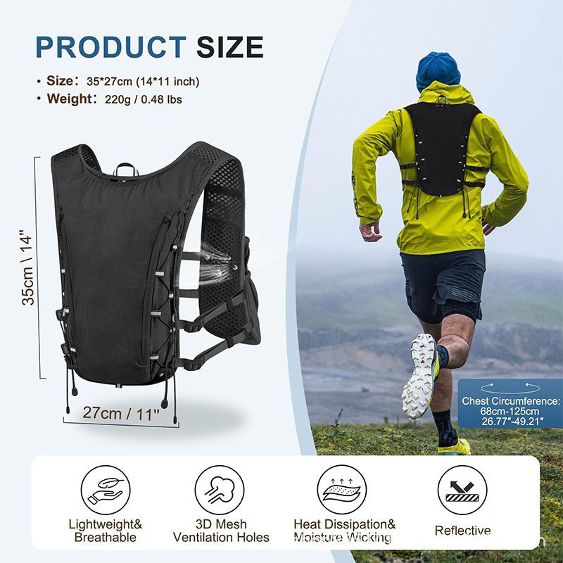 Chaleco de hidratación, mochil - Running Gear Competition reseña y precio