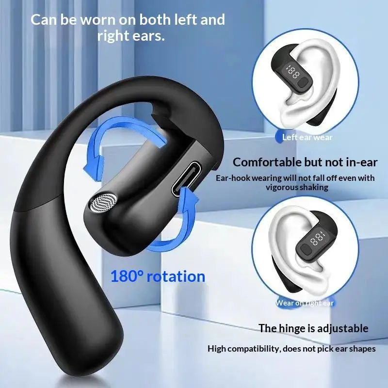 Bluetooth 5.4 180 °   Auricula - Earphone Sport Hook reseña y precio