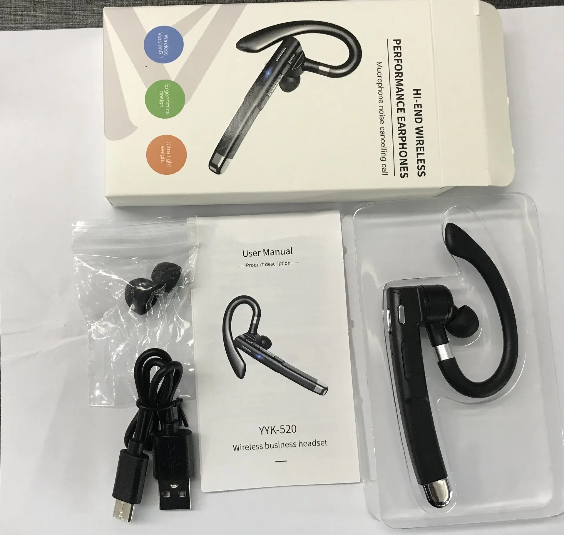 Auriculares Bluetooth con canc - Earphone Sport Hook reseña y precio
